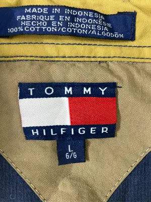 TOMMY HILFIGER/トミーヒルフィガー/シャツ/ブラウス/トップス/ネイビー/L
