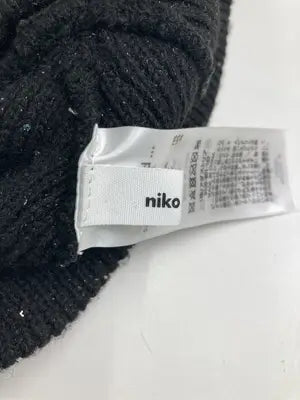 niko and .../ニコアンド/ニットキャップ/ビーニー/帽子/ブラック/F