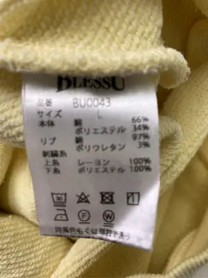BLESSU/パーカー/トップス/イエロー/L