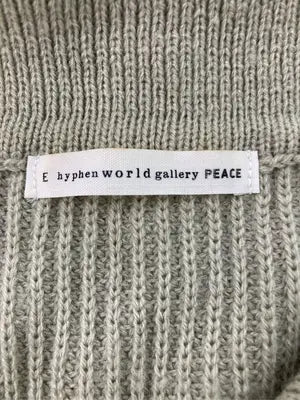 E hyphen world gallery peace/イーハイフンワールドギャラリーピース/カーディガン/ボレロ/トップス/ライトグリーン/F