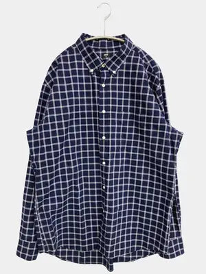 UNIQLO/ユニクロ/シャツ/ブラウス/トップス/ネイビー/XL