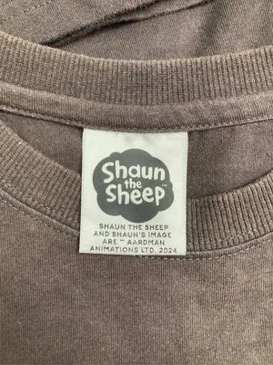 Shaun the Sheep/Tシャツ/カットソー/トップス/ブラウン/LL