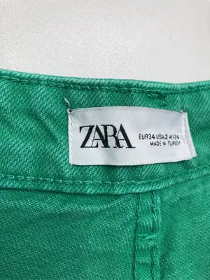 ZARA/ザラ/デニムパンツ/パンツ/グリーン/EUR 34