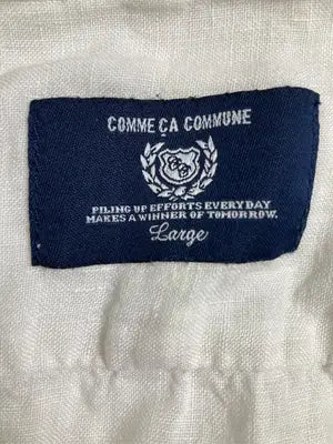 COMME CA COMMUNE/コムサコミューン/シャツ/ブラウス/トップス/アイボリー/Large