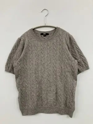 UNIQLO/ユニクロ/ニット/セーター/トップス/グレー/L