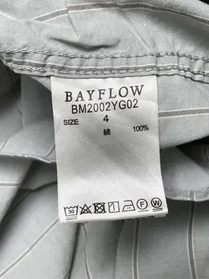BAYFLOW/ベイフロー/シャツ/ブラウス/トップス/グレー/4