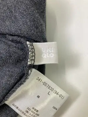 UNIQLO/ユニクロ/Tシャツ/カットソー/トップス/グレー/L