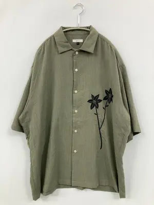 a.v.v/アーヴェヴェ/シャツ/ブラウス/トップス/カーキ/L