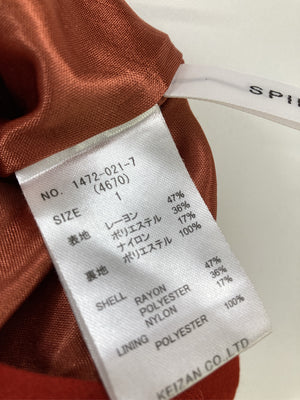 SPIRALGIRL/スパイラルガール/セットアップ/ジャケット/アウター/レッド/上：F　下：1
