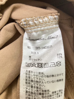Samansa Mos2/サマンサモスモス/デニムパンツ/パンツ/ベージュ/S