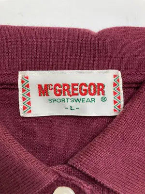 McGREGOR/マックレガー/ポロシャツ/トップス/レッド/L