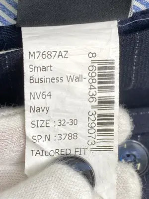 TAILORED FIT/スラックス/パンツ/ネイビー/32/30