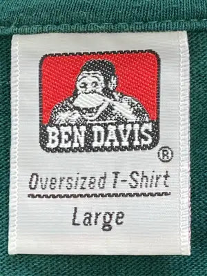 BEN DAVIS/ベンデイビス/Tシャツ/カットソー/トップス/グリーン/Large