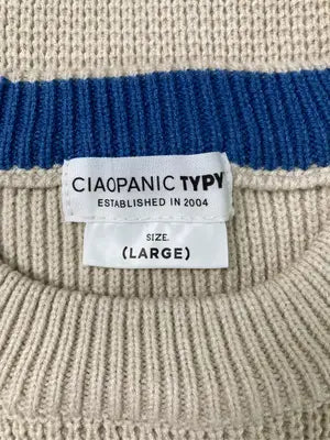 CIAOPANIC TYPY/チャオパニックティピー/ニット/セーター/トップス/ベージュ/LARGE