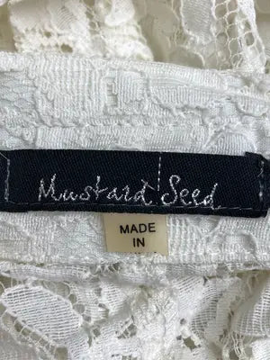 Mustard seed/シャツ/ブラウス/トップス/アイボリー/L