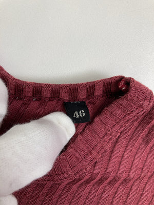 Tシャツ/カットソー/トップス/レッド/46