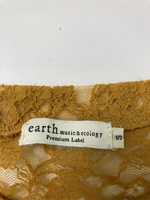 earth/アース/Tシャツ/カットソー/トップス/オレンジ/S