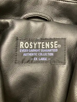ROSYTENSE/レザージャケット/ジャケット/アウター/ブラック/L