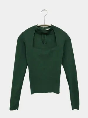 ZARA/ザラ/ニット/セーター/トップス/グリーン/USA S