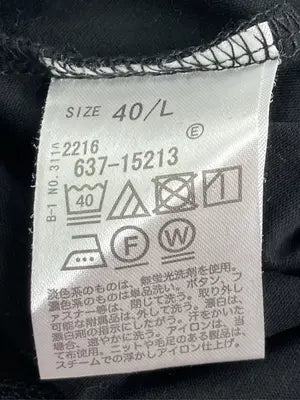 OPAQUE.CLIP/オペークドットクリップ/Tシャツ/カットソー/トップス/ブラック/40/L