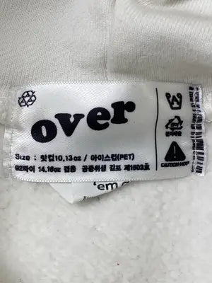 over/パーカー/トップス/ホワイト/US L