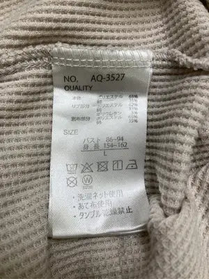 AQUAHISTORY/Tシャツ/カットソー/トップス/ベージュ/L