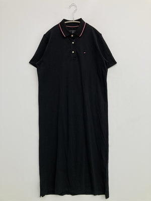TOMMY HILFIGER/トミーヒルフィガー/シャツワンピース/ワンピース/ドレス/ブラック/S