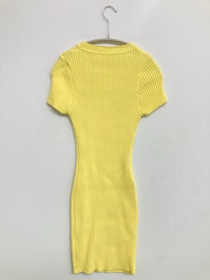 ワンピース/ワンピース/ドレス/イエロー