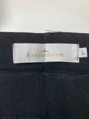 RESTORATION/リストレーション/その他パンツ/パンツ/ブラック/L