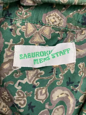 SABUROKU MENS STAFF/シャツ/ブラウス/トップス/グリーン/F