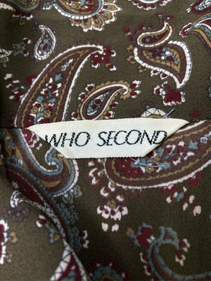 WHO SECOND/シャツ/ブラウス/トップス/カーキ