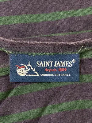 SAINT JAMES/セントジェームス/Tシャツ/カットソー/トップス/ネイビー/SM