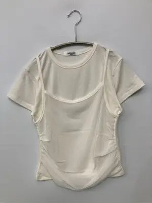 ASKHAKI/Tシャツ/カットソー/トップス/ホワイト