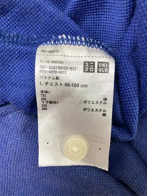 UNIQLO/ユニクロ/ポロシャツ/トップス/ブルー/L