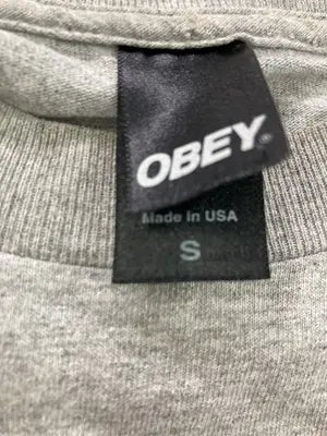 OBEY/オベイ/Tシャツ/カットソー/トップス/グレー/S