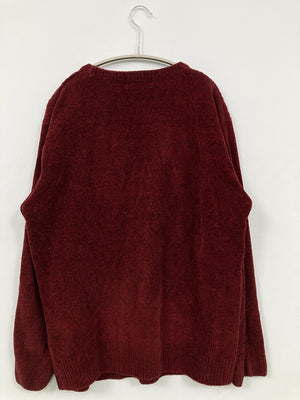 VALENTINO/ヴァレンティノ/ニット/セーター/トップス/レッド/M