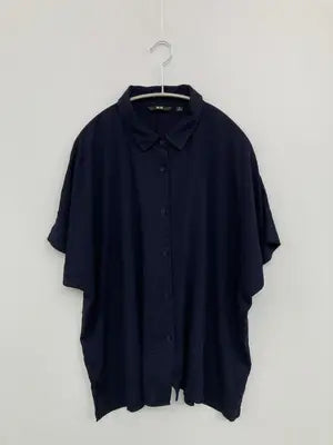 UNIQLO/ユニクロ/シャツ/ブラウス/トップス/ネイビー/XL