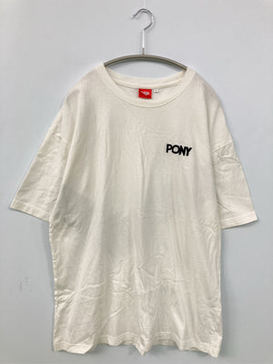 PONY/ポニー/Tシャツ/カットソー/トップス/ホワイト/L