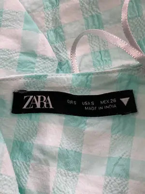 ZARA/ザラ/シャツ/ブラウス/トップス/ライトグリーン/S