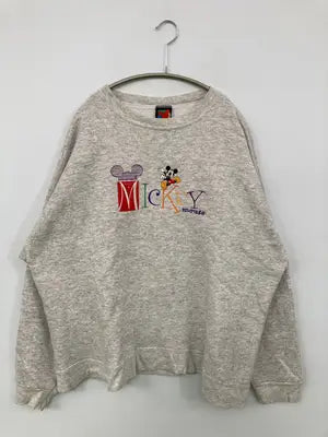 MICKEY UNLIMITED/ミッキーアンリミテッド/スウェット/トップス/グレー/L/XL