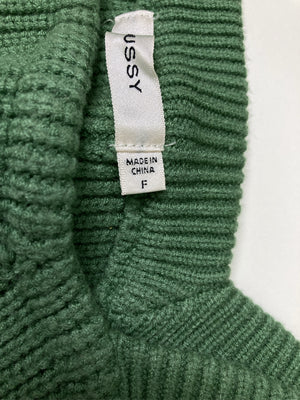 MOUSSY/マウジー/ニット/セーター/トップス/グリーン/F