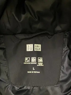 UNIQLO/ユニクロ/ダウンジャケット/コート/ジャケット/アウター/ブラック/L