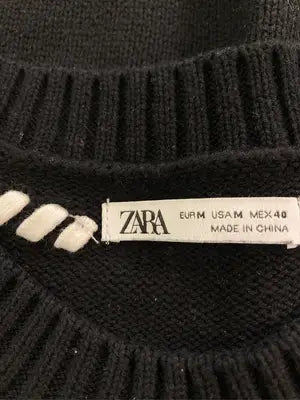 ZARA/ザラ/ベスト/トップス/ブラック/USA M
