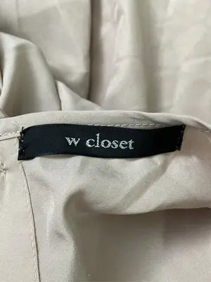 w closet/ダブルクローゼット/チュニック/ワンピース/ドレス/ベージュ/F