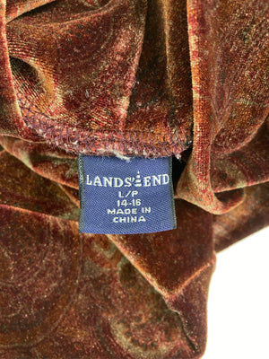 LANDS' END/ランズエンド/Tシャツ/カットソー/トップス/ブラウン/L/P