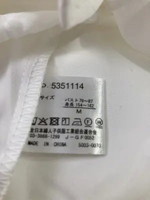Tシャツ/カットソー/トップス/ホワイト/M