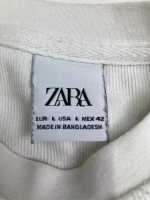 ZARA/ザラ/Tシャツ/カットソー/トップス/アイボリー/USA L
