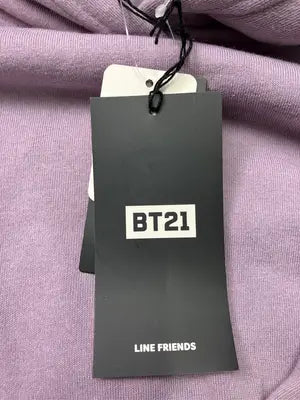 BT21/パーカー/トップス/パープル/LL