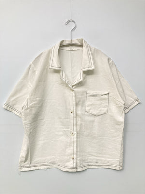 comme ca/コムサ/シャツ/ブラウス/トップス/ホワイト