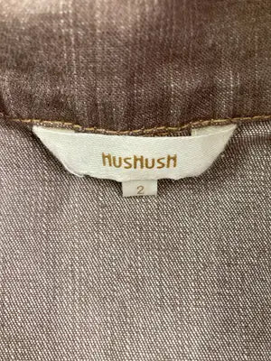HushusH/デニムジャケット/ジャケット/アウター/ブラウン/2
